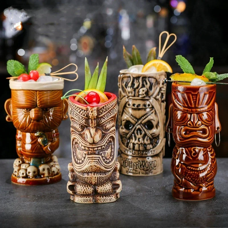Wine Beer Type - 60 rodzajów ceramicznych kubków Tiki z