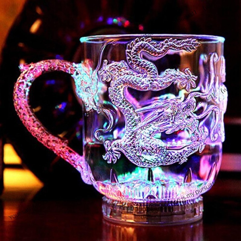 Whisky Beer And Wine - ZOCI-LED Magiczny Kubek Smok Zmieniający Kolory