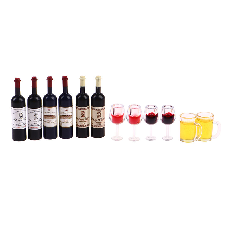 Wine Beer House - Miniaturowy zestaw mebli do domku dla