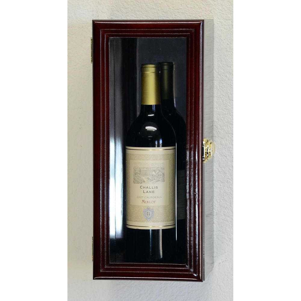 Wine & Beer Shop Photos - Ścienna gablota na butelki wina z