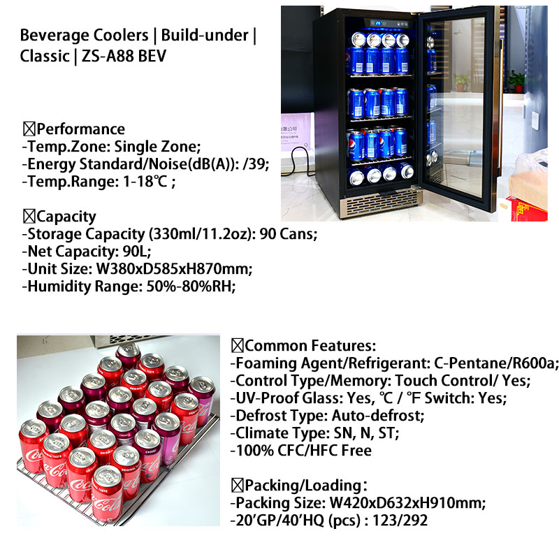 Mała lodówka barowa OEM, lodów – Wine Beer Fridge Small recenzja i cena