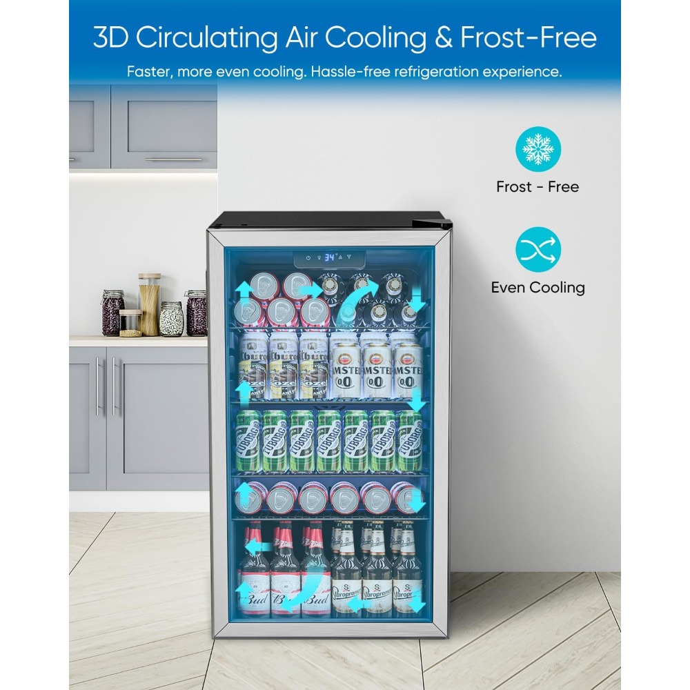 Lodówka na napoje - Mini lodów – Wine Beer Fridge Small recenzja i cena