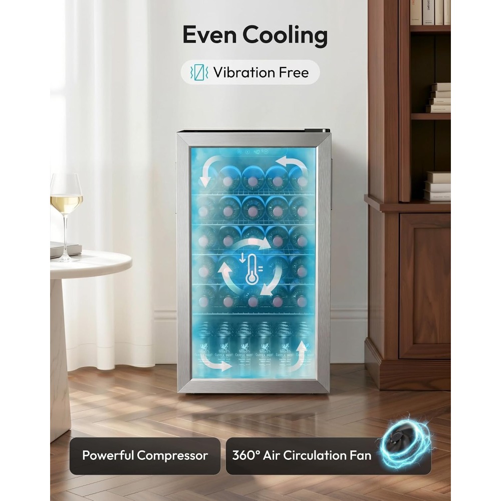 Miniaturowa lodówka na napoje  – Wine Beer Fridge Small recenzja i cena