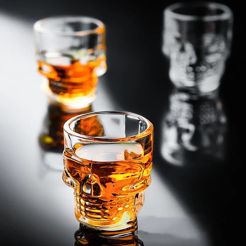 1/2Pcs Szklany kubek z czaszką – Whisky Beer And Wine recenzja i cena
