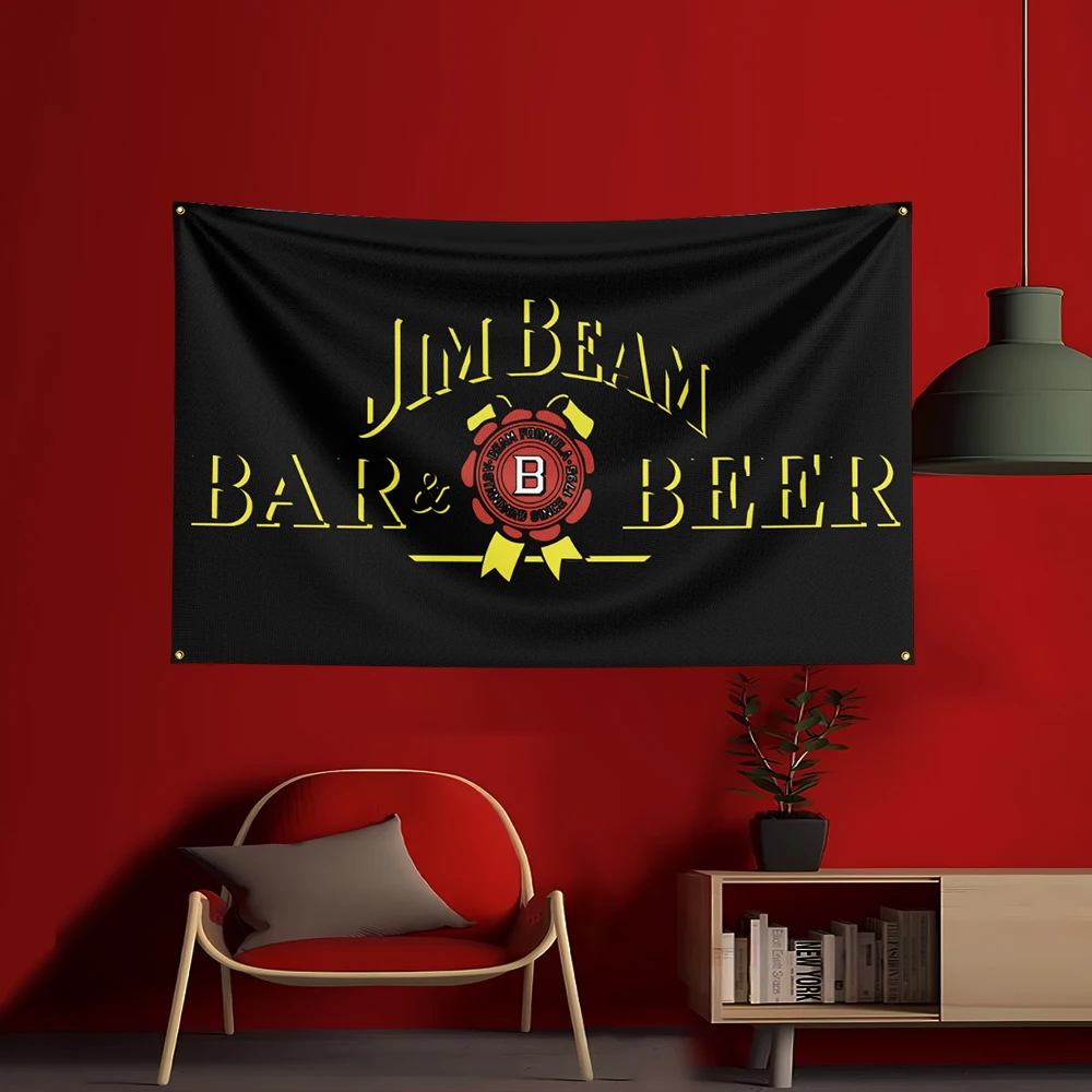 Flaga Whisky-J-jim beams 90x15 – Wine Beer Garden recenzja i cena