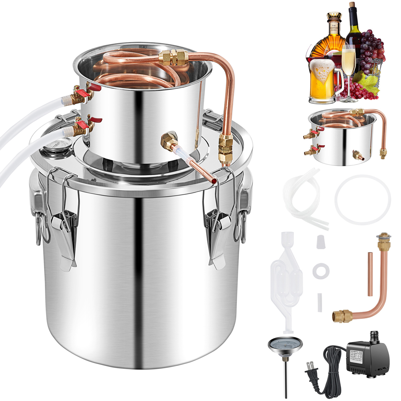 Alkoholofor SucceBuy 50L ze st – Wine Beer Liquor recenzja i cena
