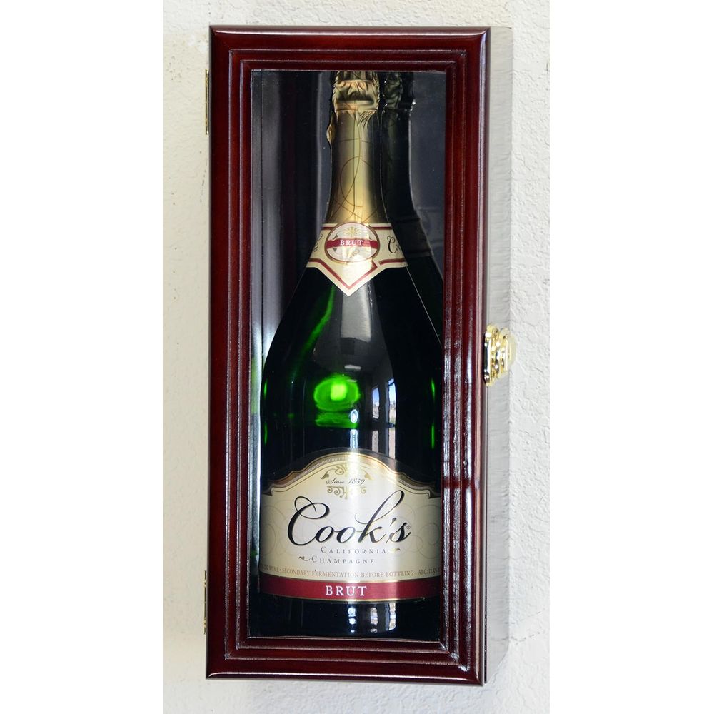 Ścienna gablota na butelki win – Wine & Beer Shop Photos recenzja i cena