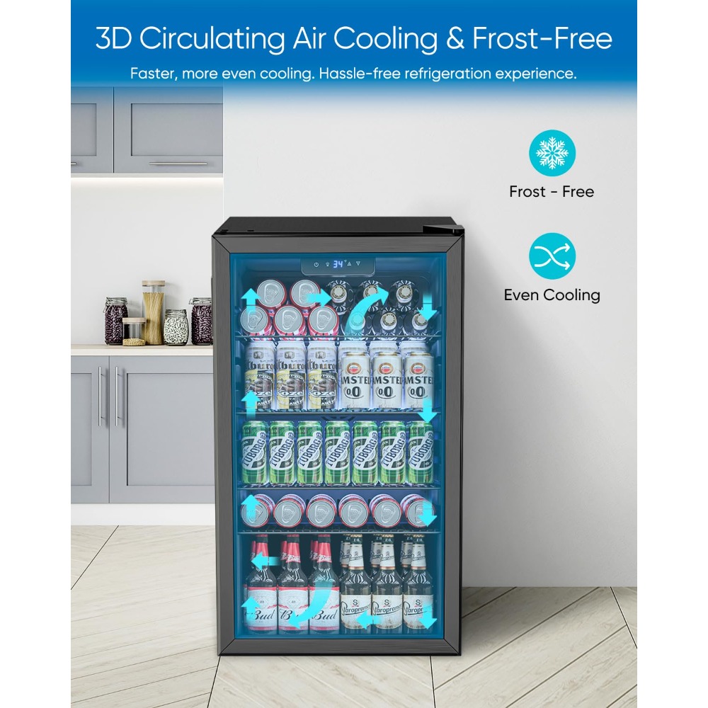 Minilodówka na napoje o pojemn – Wine Beer Fridge Small recenzja i cena