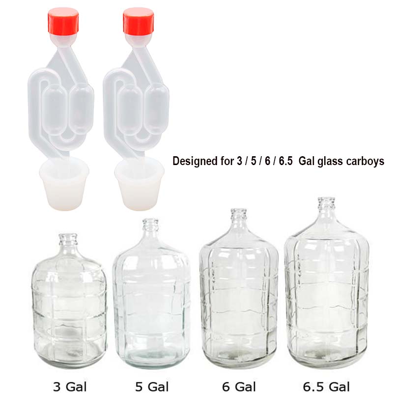 S typ Twin Bubble Airlock i si – Wine Beer Type recenzja i cena