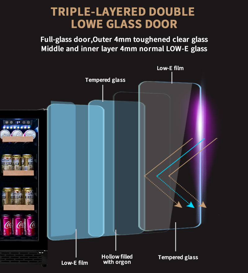 Dwudrzwiowa lodówka podblatowa – Wine Beer Fridge Under Counter recenzja i cena