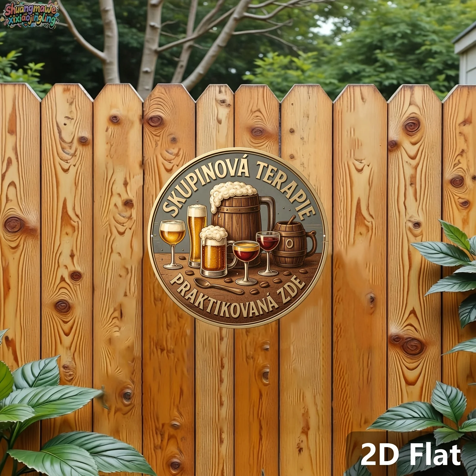 Drewniane tabliczki 2D z humor – Beer And Wine Quote recenzja i cena