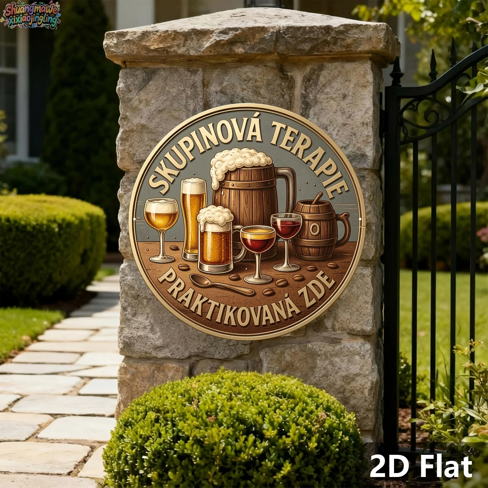 Drewniane tabliczki 2D z humor – Beer And Wine Quote recenzja i cena