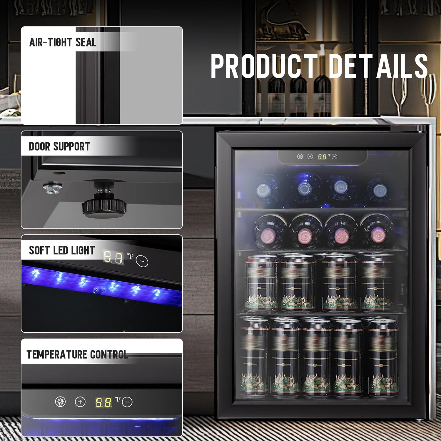 Chłodziarka do wina/szafka na  – Wine Beer Fridge Small recenzja i cena