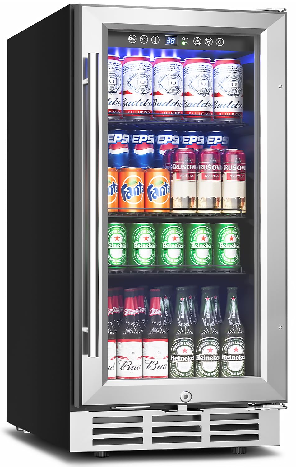 15-calowa lodówka podblatowa n – Wine Beer Fridge Under Counter recenzja i cena