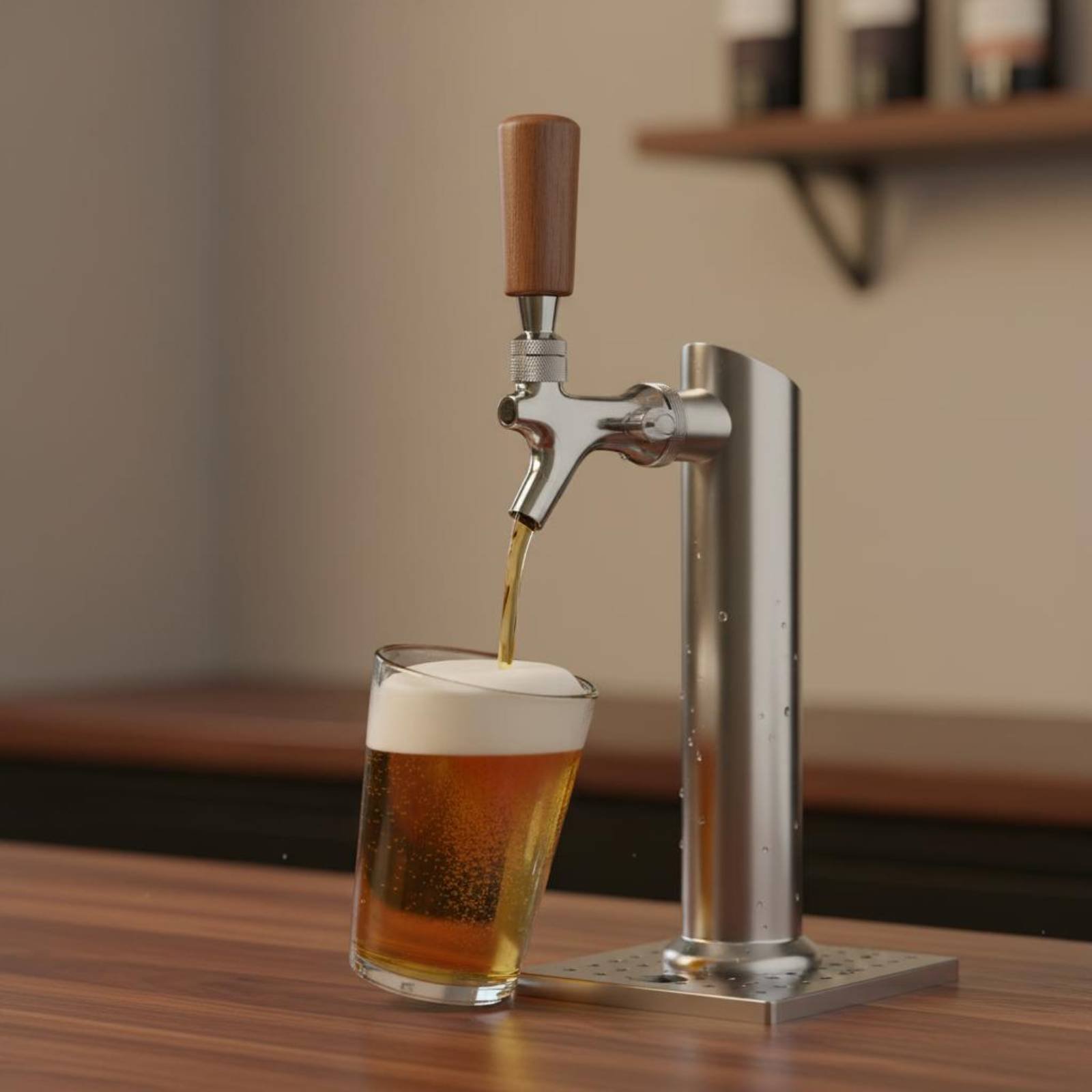 Krótki drewniany uchwyt do kra – Wine In Beer recenzja i cena