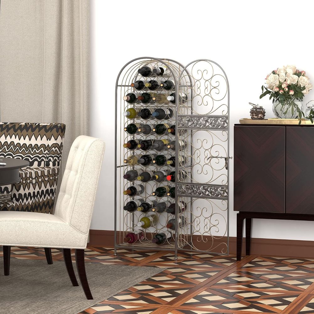 Antyczny brązowy stojak na win – Wine & Beer Emporium recenzja i cena