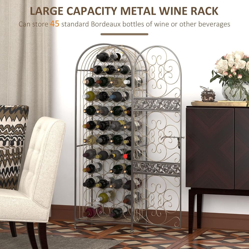 Antyczny brązowy stojak na win – Wine & Beer Emporium recenzja i cena
