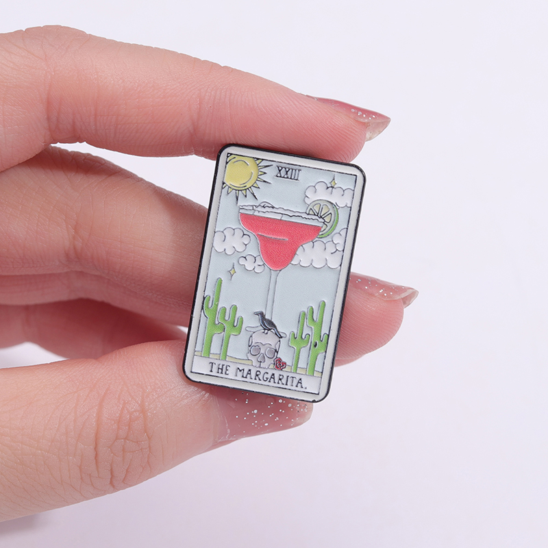 Tarot Emalia Przypinka Karta K – Wine Beer Pizza recenzja i cena