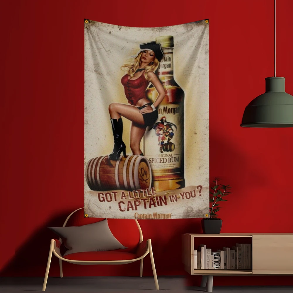 90X150CM C-Captain Morgans rum – Wine Beer Garden recenzja i cena