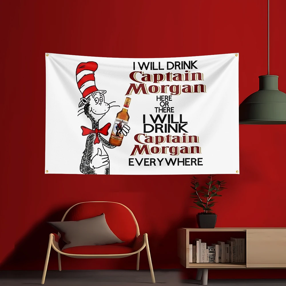 90X150CM C-Captain Morgans rum – Wine Beer Garden recenzja i cena